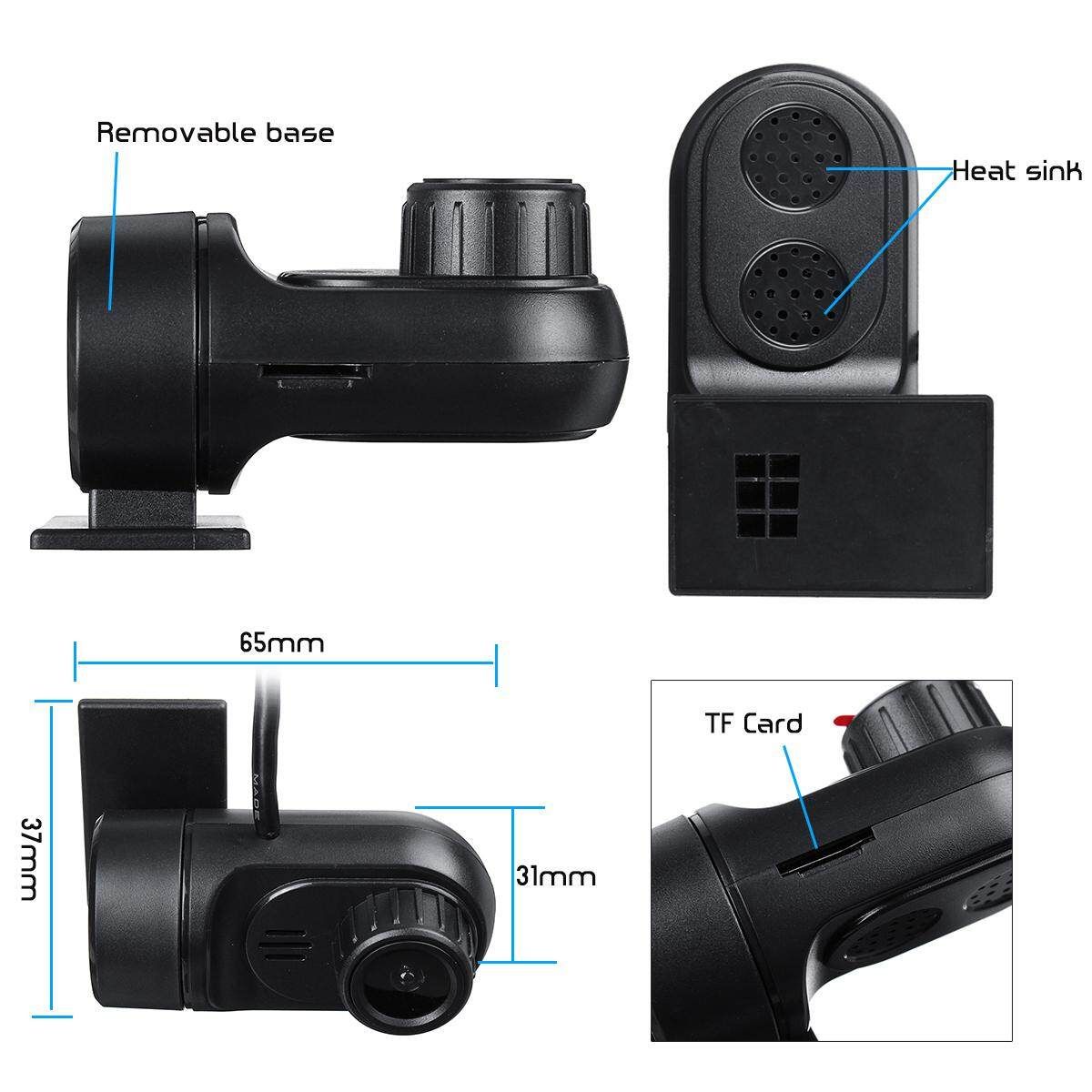 Full HD 1080P Car Driving Recorder Camera USB Dash Cam 140° For Android 4.1