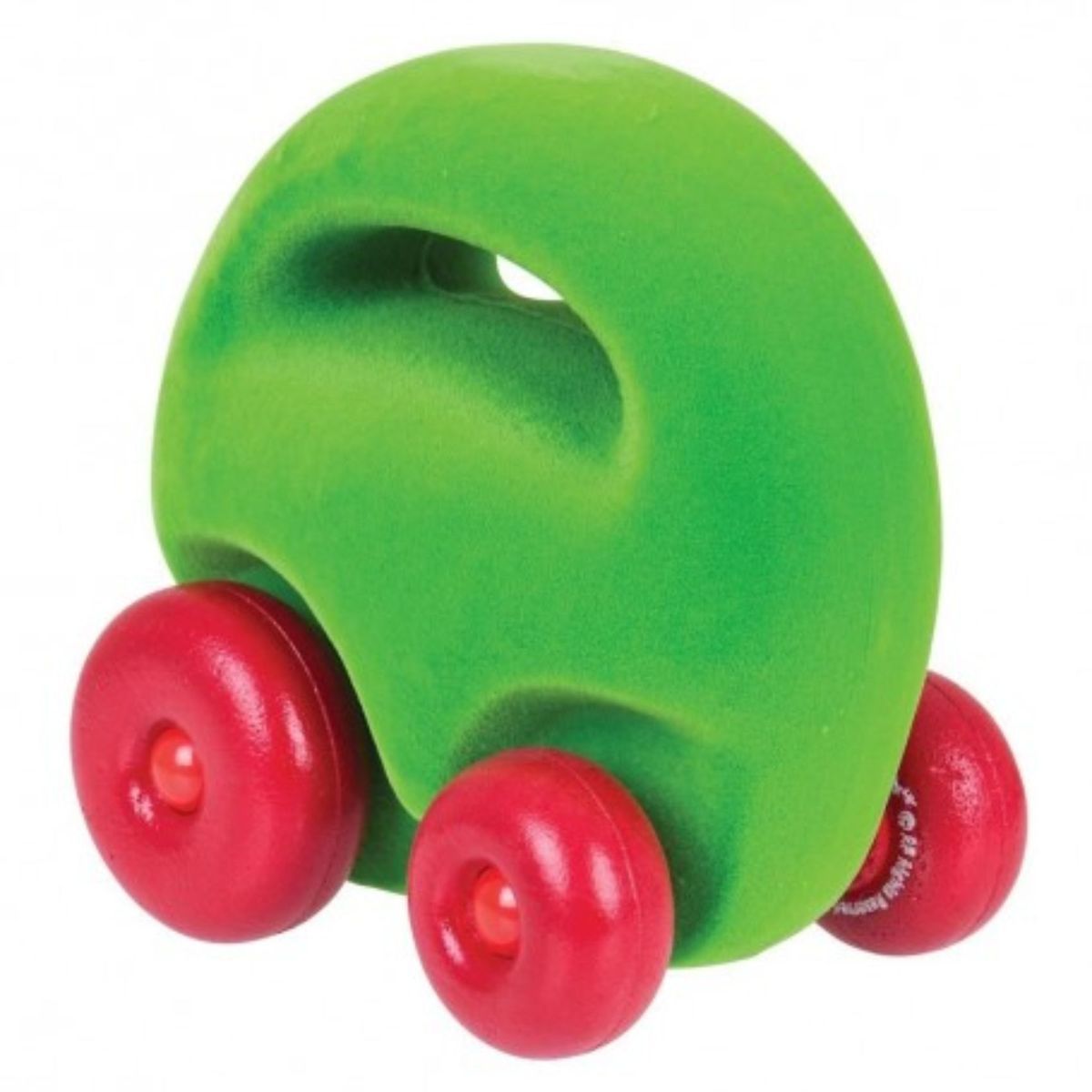 Rubbabu-Soft Baby Educational   Toy-Original Mascot Car- Green