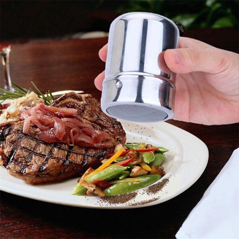 1Pc Classic Stainless Steel Coffee Shaker Filter Chocolate Sugar Cocoa Flour Sifter Powdered Sugar Cinnamon Sieve Kitchen Tools