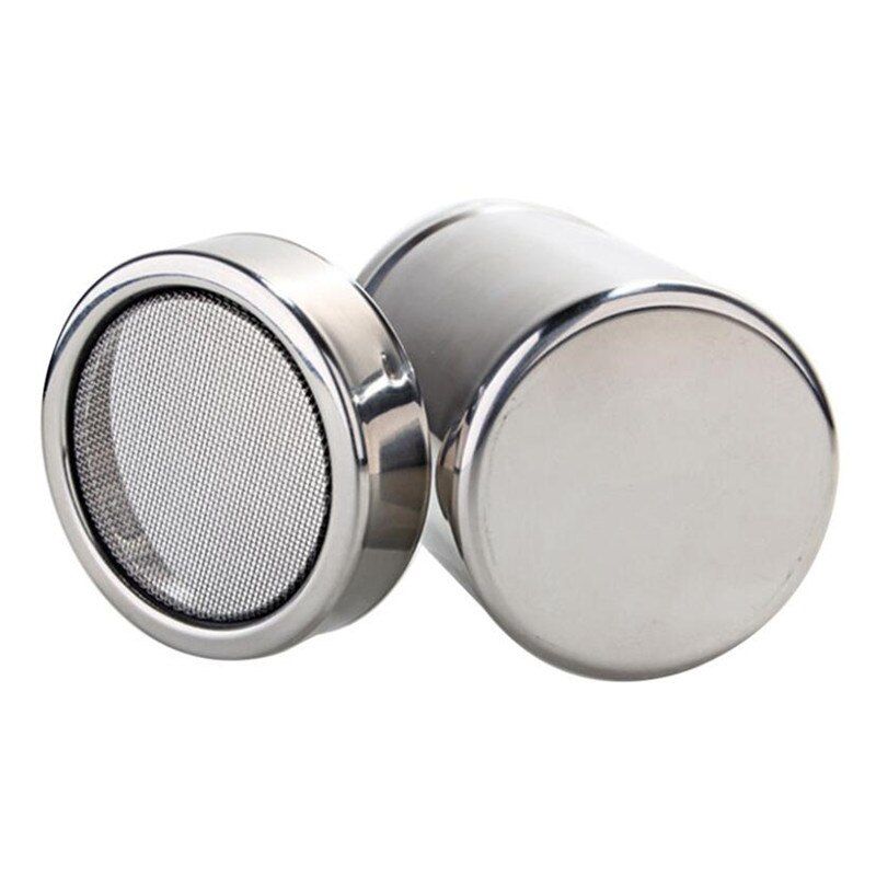 1Pc Classic Stainless Steel Coffee Shaker Filter Chocolate Sugar Cocoa Flour Sifter Powdered Sugar Cinnamon Sieve Kitchen Tools