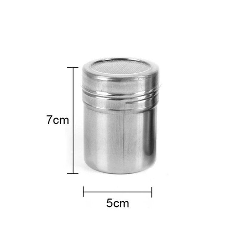 1Pc Classic Stainless Steel Coffee Shaker Filter Chocolate Sugar Cocoa Flour Sifter Powdered Sugar Cinnamon Sieve Kitchen Tools