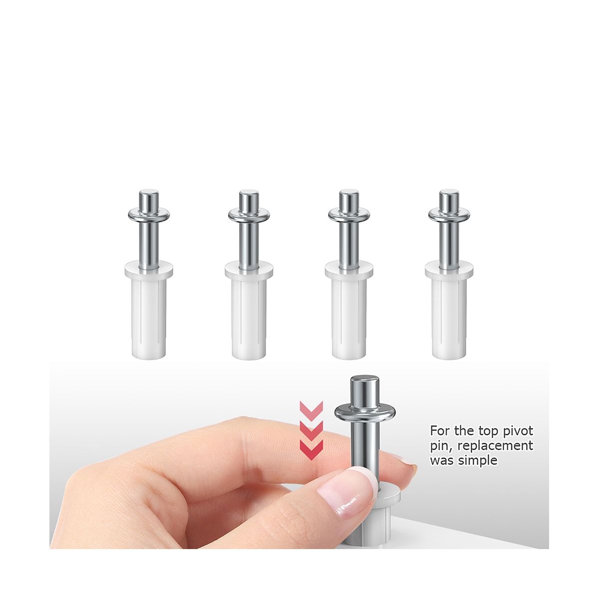 16PCS Bifold Door Hardware, Bi-Fold Closet Door Hardware