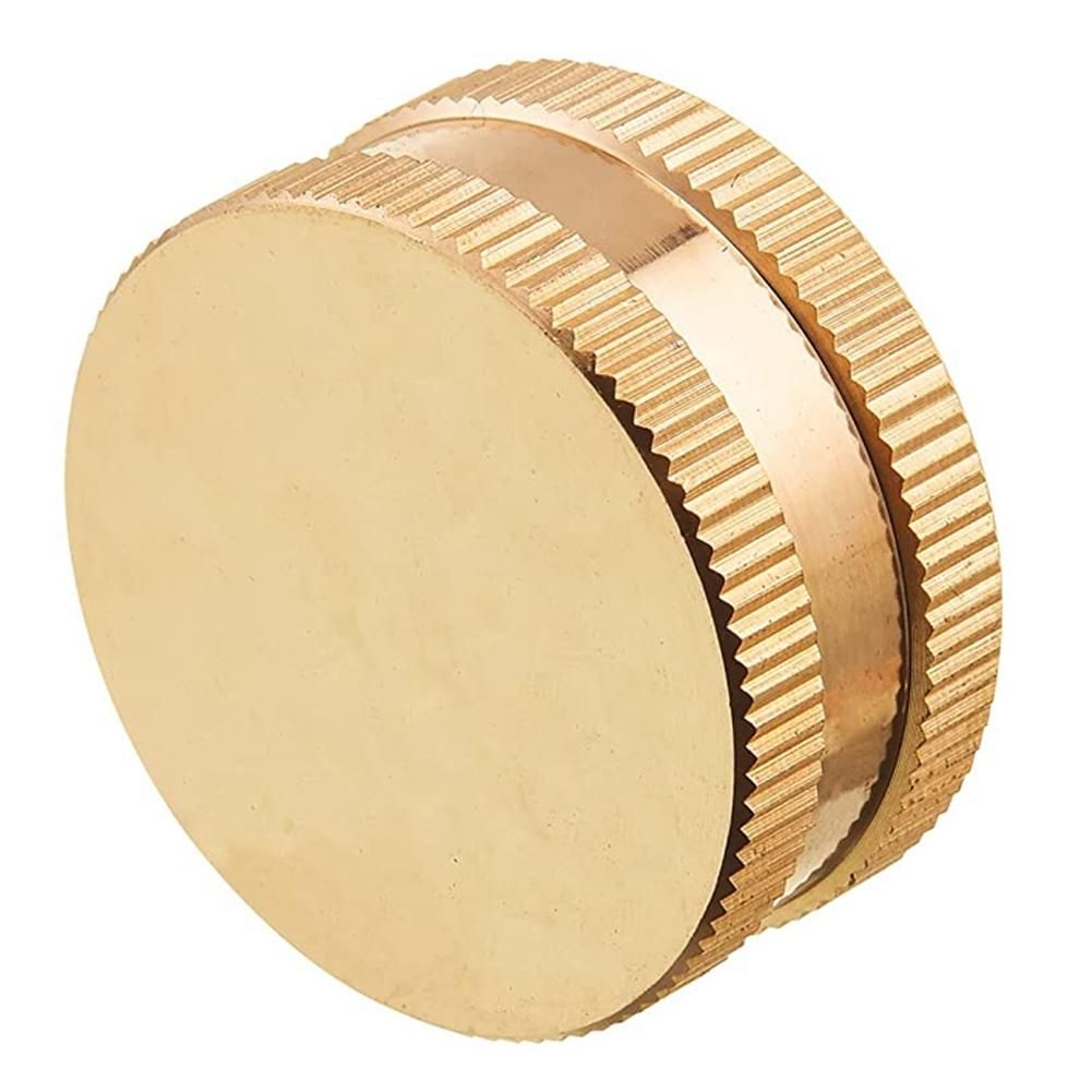Garden Hose Female End Cap, Brass Spigot Cap with Extra 12