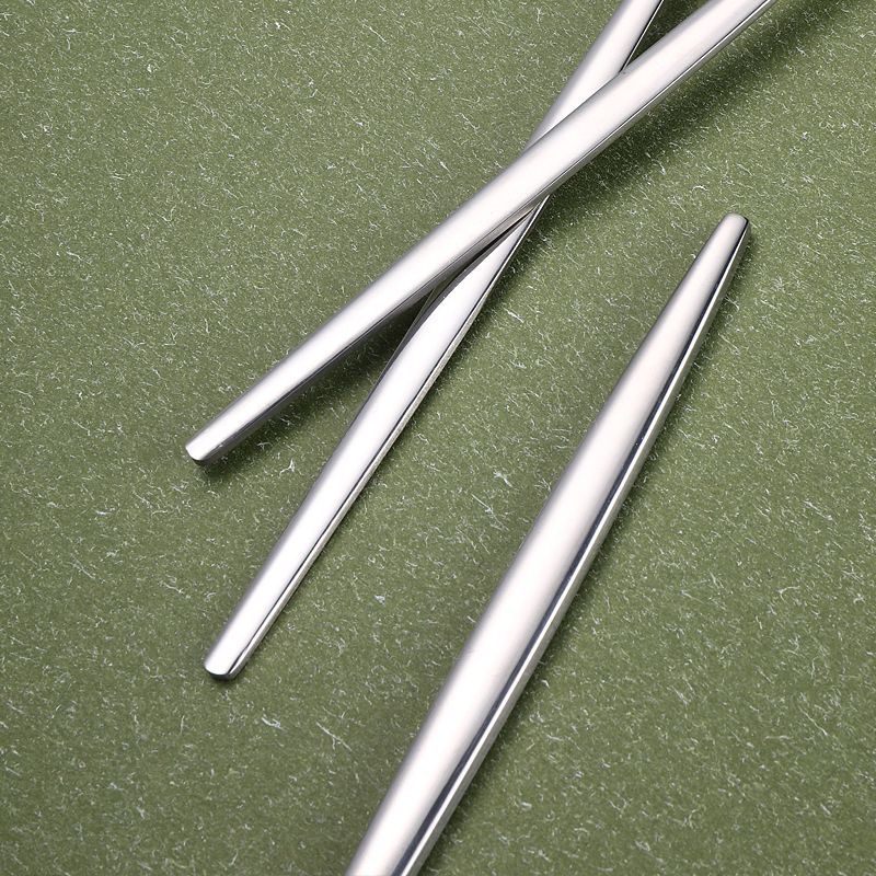 24PCS Stainless Steel Silver Tableware Knives Forks