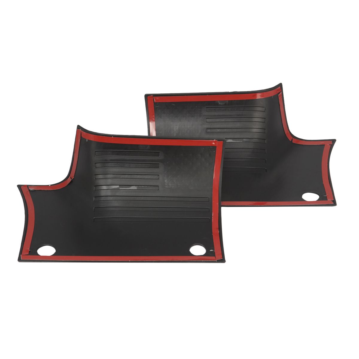 2 Pcs ABS Engine Hood Guards Trim Flag Hood A Pillar Wrap