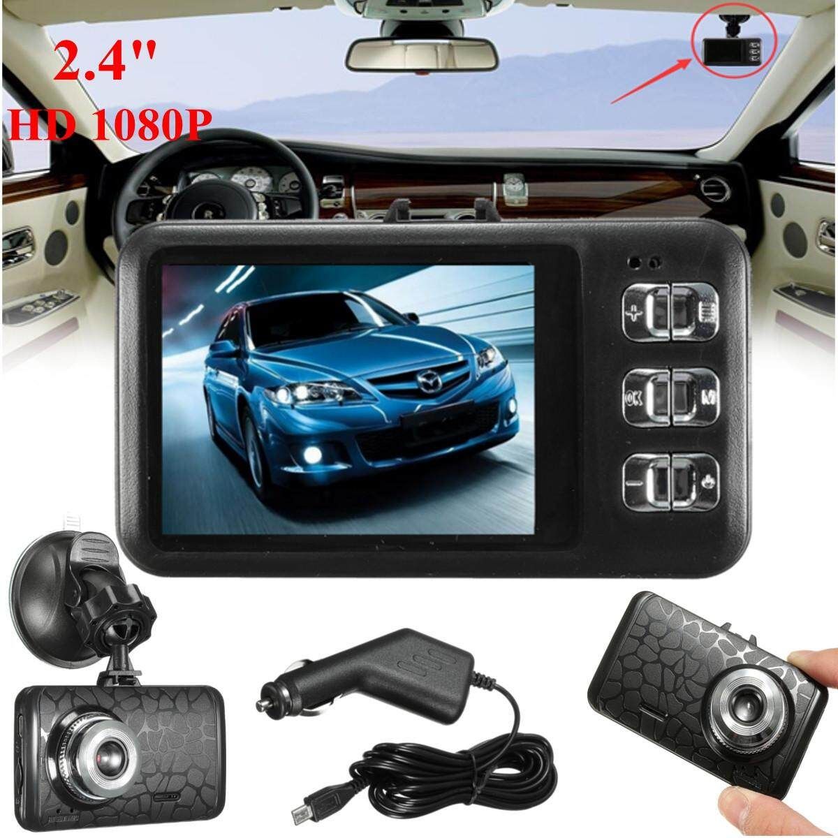 2.4'' HD 1080P Car Dash Cam DVR Video Recorder IR Night Vision Camera G-sensor
