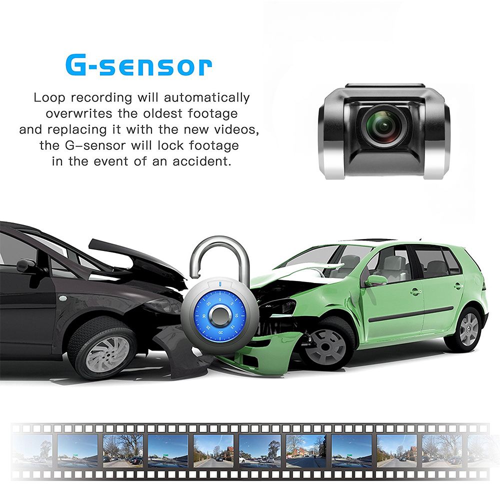 Car DVR Mirror Video Recorder Touch Screen Dashcam
