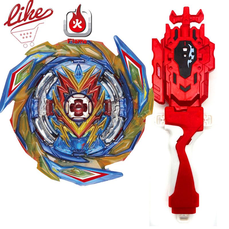 Laike Beyblad  Burst Superking Flame B-163 Brave Valkyrie B163 Nning Top With Launcher Handle Set Toys For Children-LR String Set