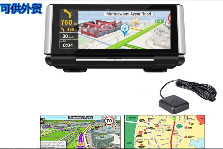 7'' Android Wifi 3G HD Foldable Car DVR Rearview Mirror Dash Cam Camera Recorder