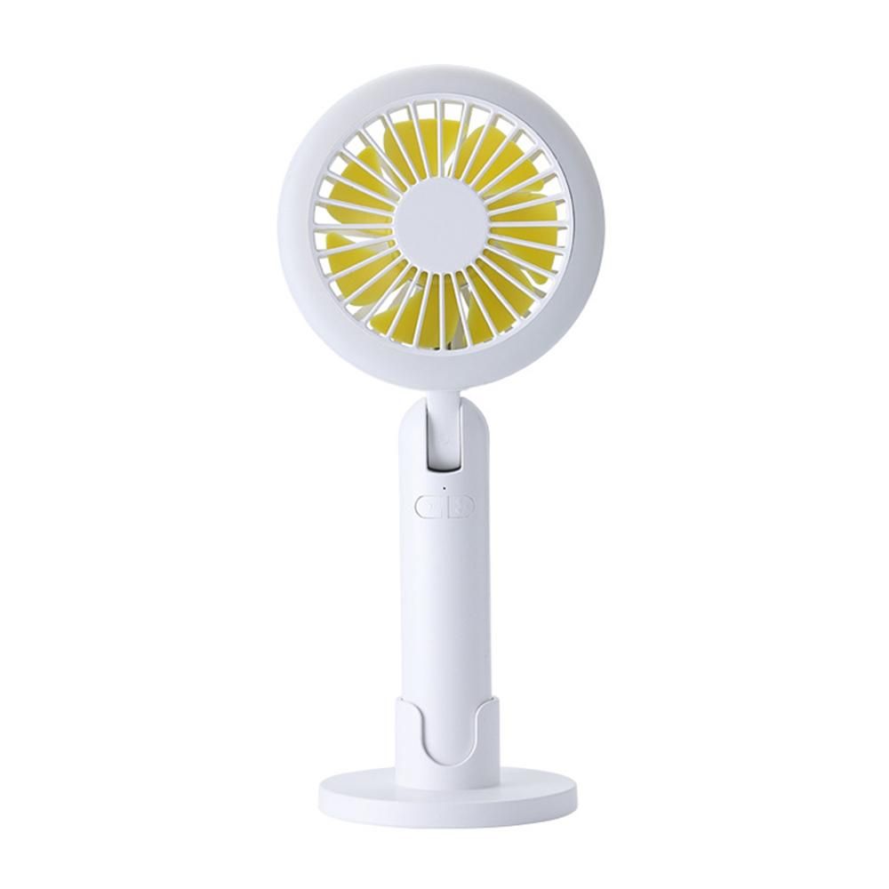 Portable Portatil Mini LED Fan Fans Air Cooling USB Handheld Ventilador Fan Light Cute Desktop Cartoon Bear Rechargeable Air