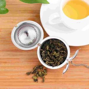 2 Pcs Tea Infuser With Chain Hook Premium Stainless Steel Loose Leaf Tea Strainer Reusable Tea Filter