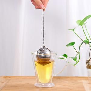 2 Pcs Tea Infuser With Chain Hook Premium Stainless Steel Loose Leaf Tea Strainer Reusable Tea Filter