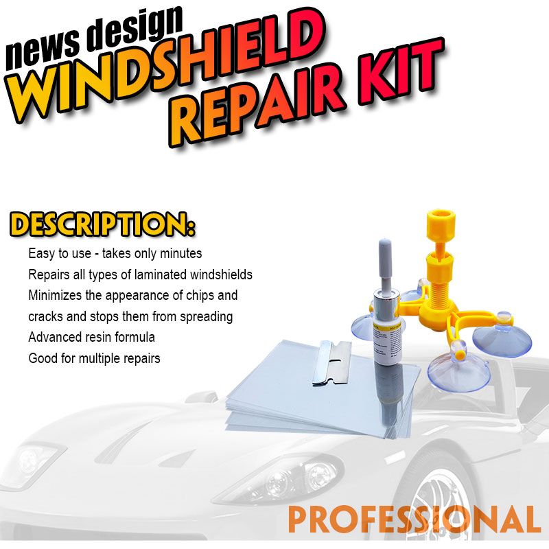CHIZIYO DIY Car Windshield Glass Scratch Kits Repair Tools Windscreen Crack Restore Window