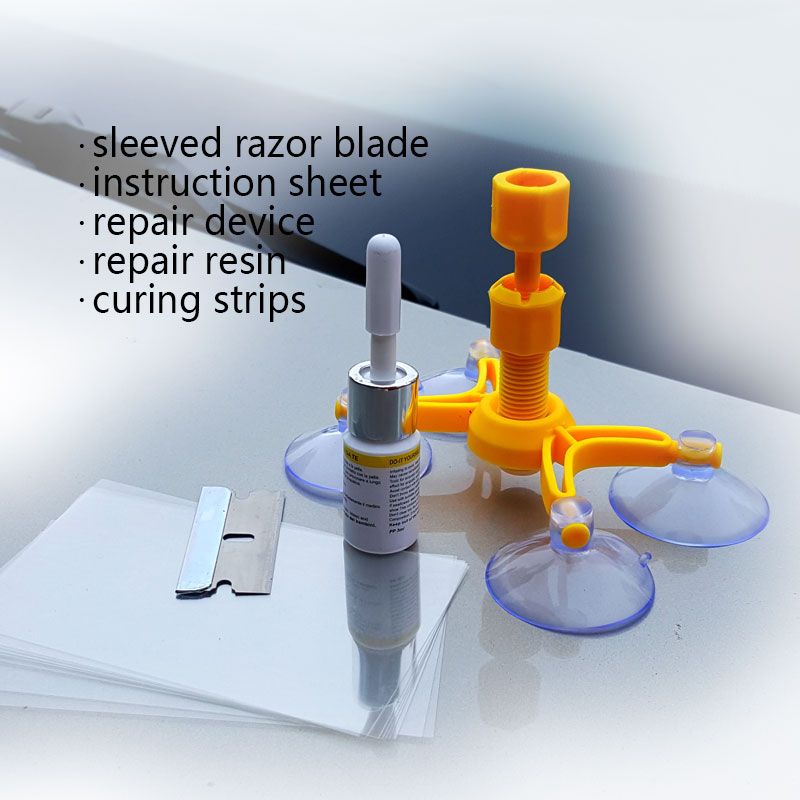 CHIZIYO DIY Car Windshield Glass Scratch Kits Repair Tools Windscreen Crack Restore Window