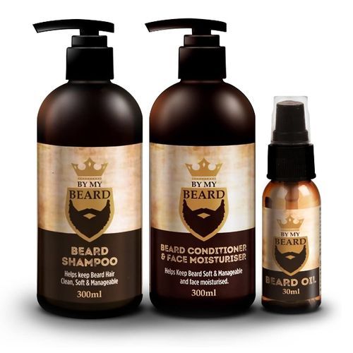 Instant Facial Rapid Beard Growth Oil, Shampoo & Conditioner