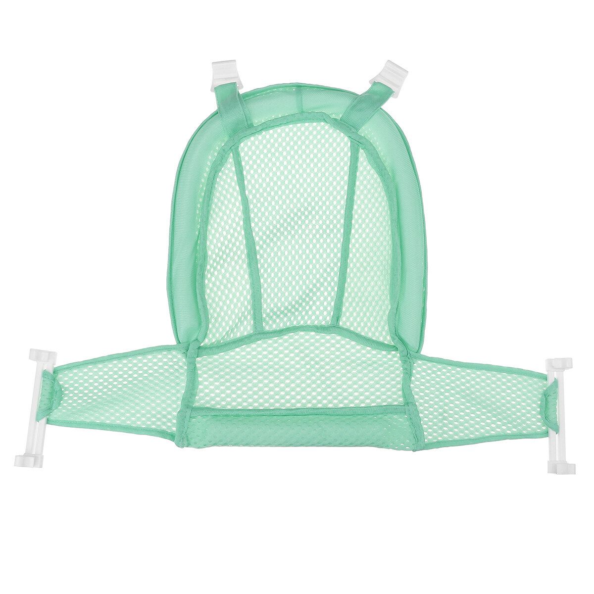 Adjustable Baby Bath Seat Safety Bathtub Bathing Shower Fold Net Cradle 4-Green