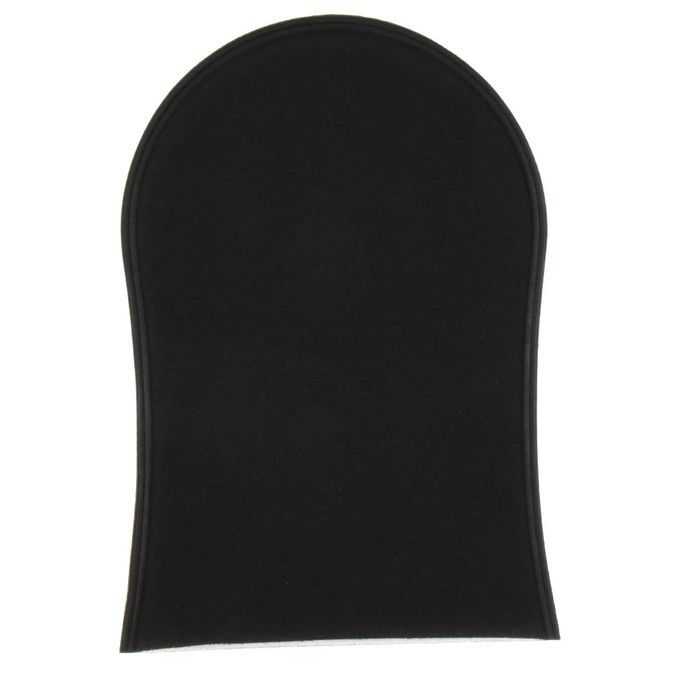 Soft Velvet Self Tanning Application Mitt Glove 2 Sided  Black