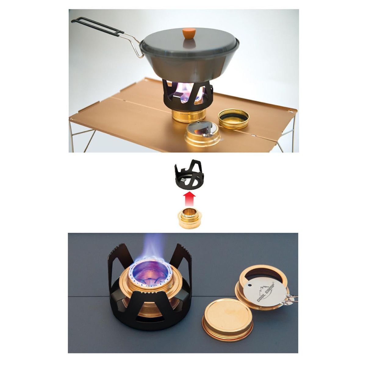 Portable Alcohol Stove  Furnace Cooking Stove For Traveling