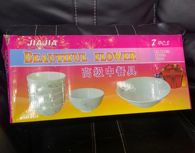 7 Pieces Soup And Salad Bowl