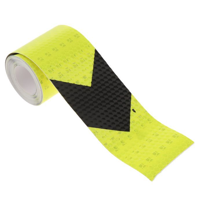 Arrow Lattice Reflective Tape Sticker Green + Black