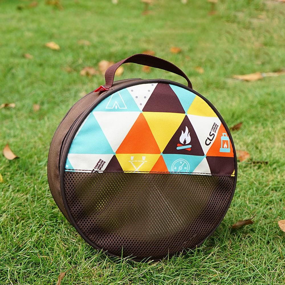 CLS 22PCS Portable Dinner Plates Camping Tableware Set Polished Stainless Steel Bowls Soup Pots with Storage Bag for Outdoor Cooking Camping Picnic Barbecue