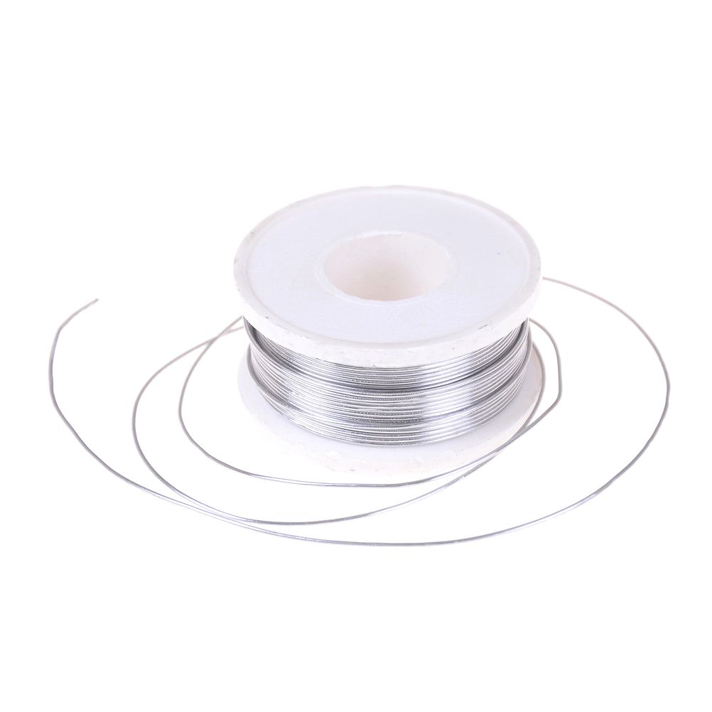 100g 1.0mm Tin Lead Solder Wire Rosin Core Soldering/0.08mm 100M Golden Molybdenum Wire Cutting Line LCD Cutting Glass