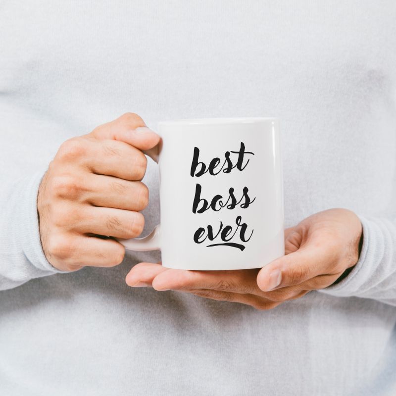 Best Boss Ever Customised Coffee Cup & Mug