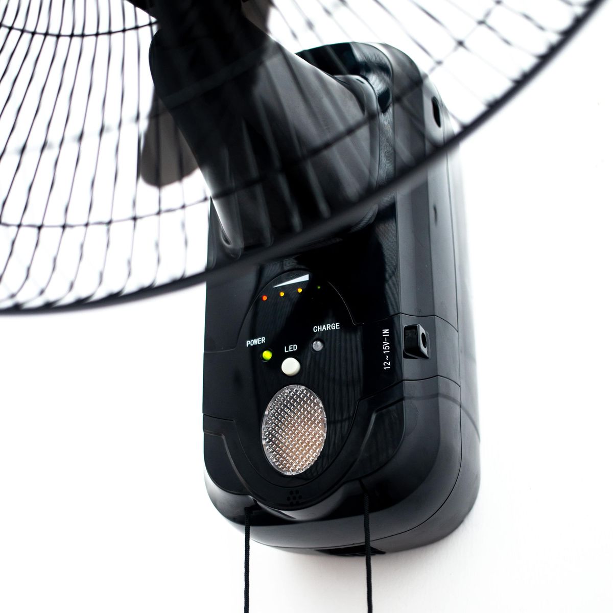 18 Inches Rechargeable Wall Fan (FRCB 45) - Black