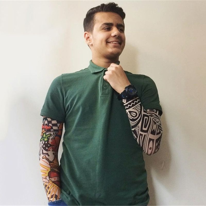 3d Tatoo Breathable Quick Dry Uv Protection Runnin