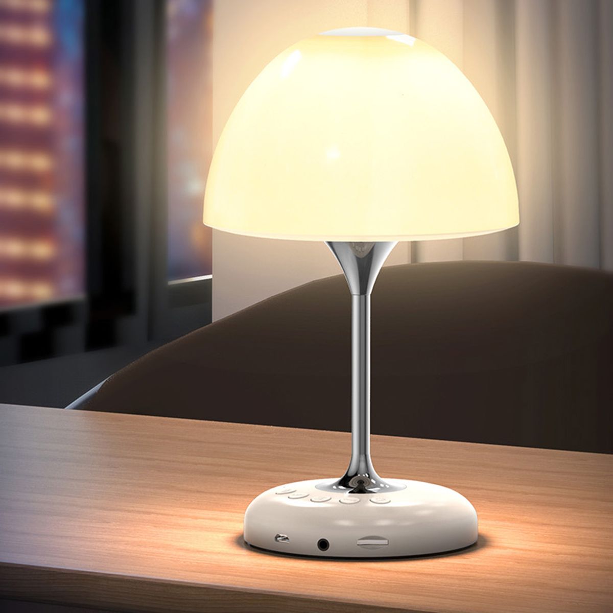 JY-85 Bedside Table Mushroom Lamp Wireless BT Speaker 2 In 1
