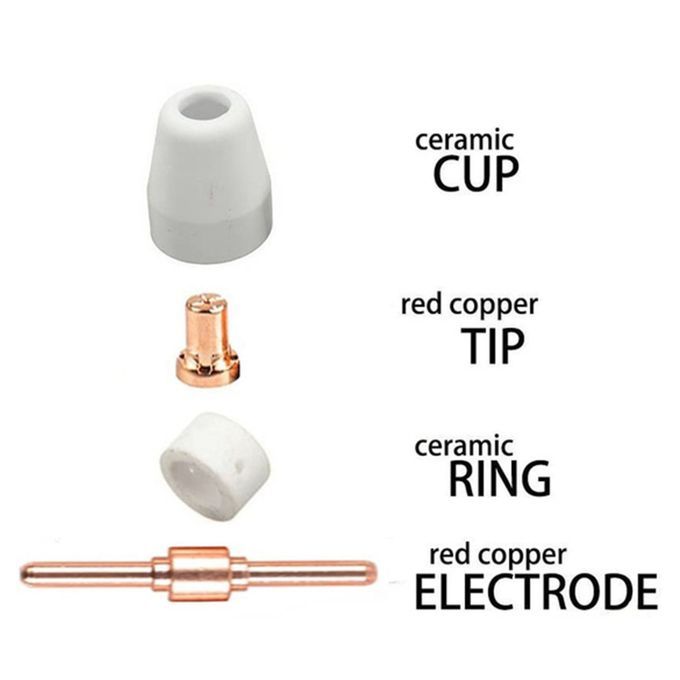 LG-40  Electrode Tips Nozzle Set For CUT40 CUT50 LGK50 75pcs