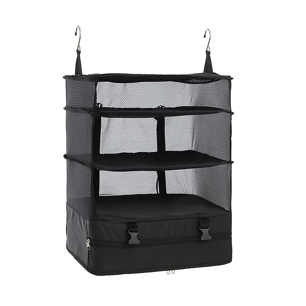 Travel Luggage Organizer Portable Travel Shelves Bag Suitcase Packing Square Collapsible Hanging Closet Storage Bag