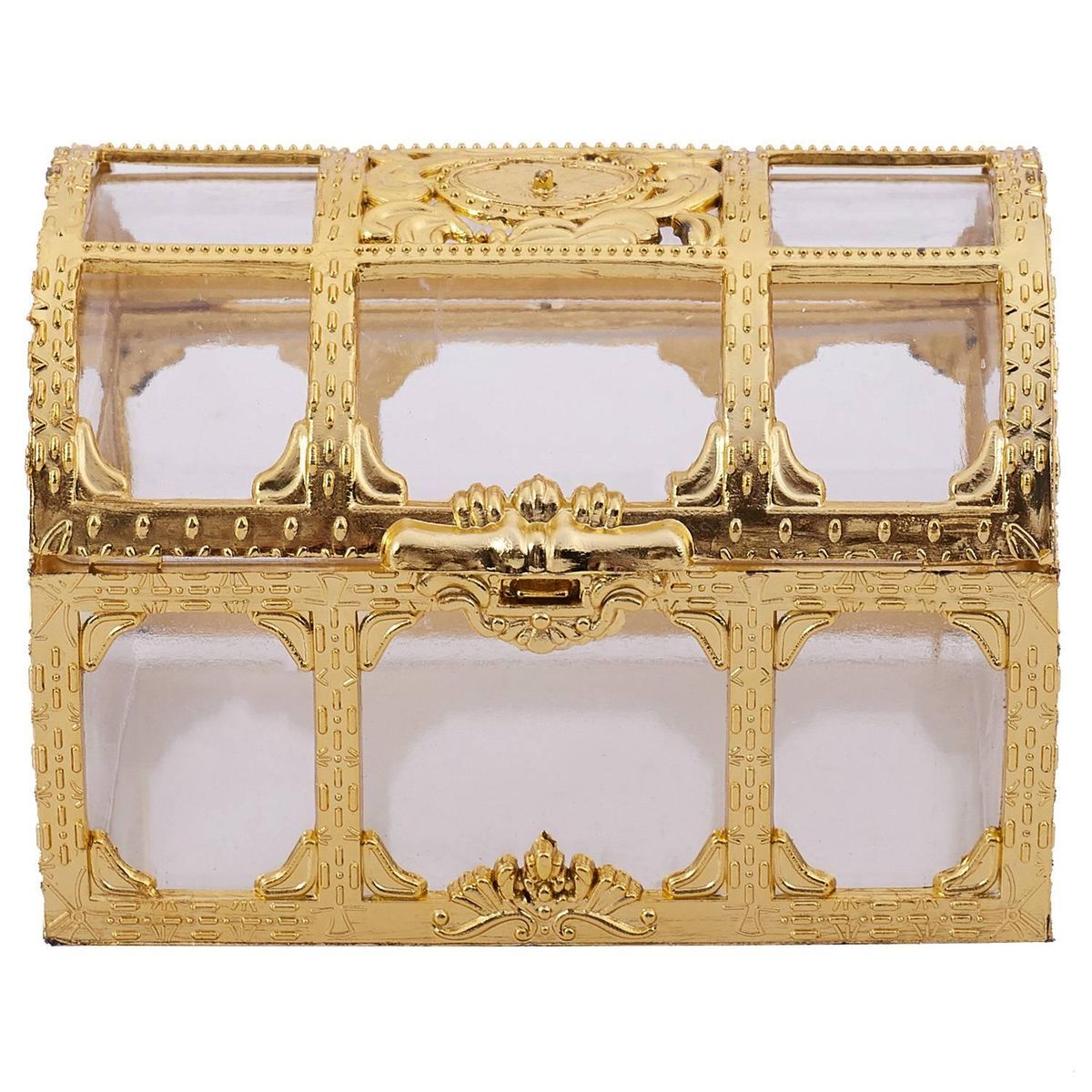 Mini Jewelry Box Candy Ring Earrings Storage Organizer Gold