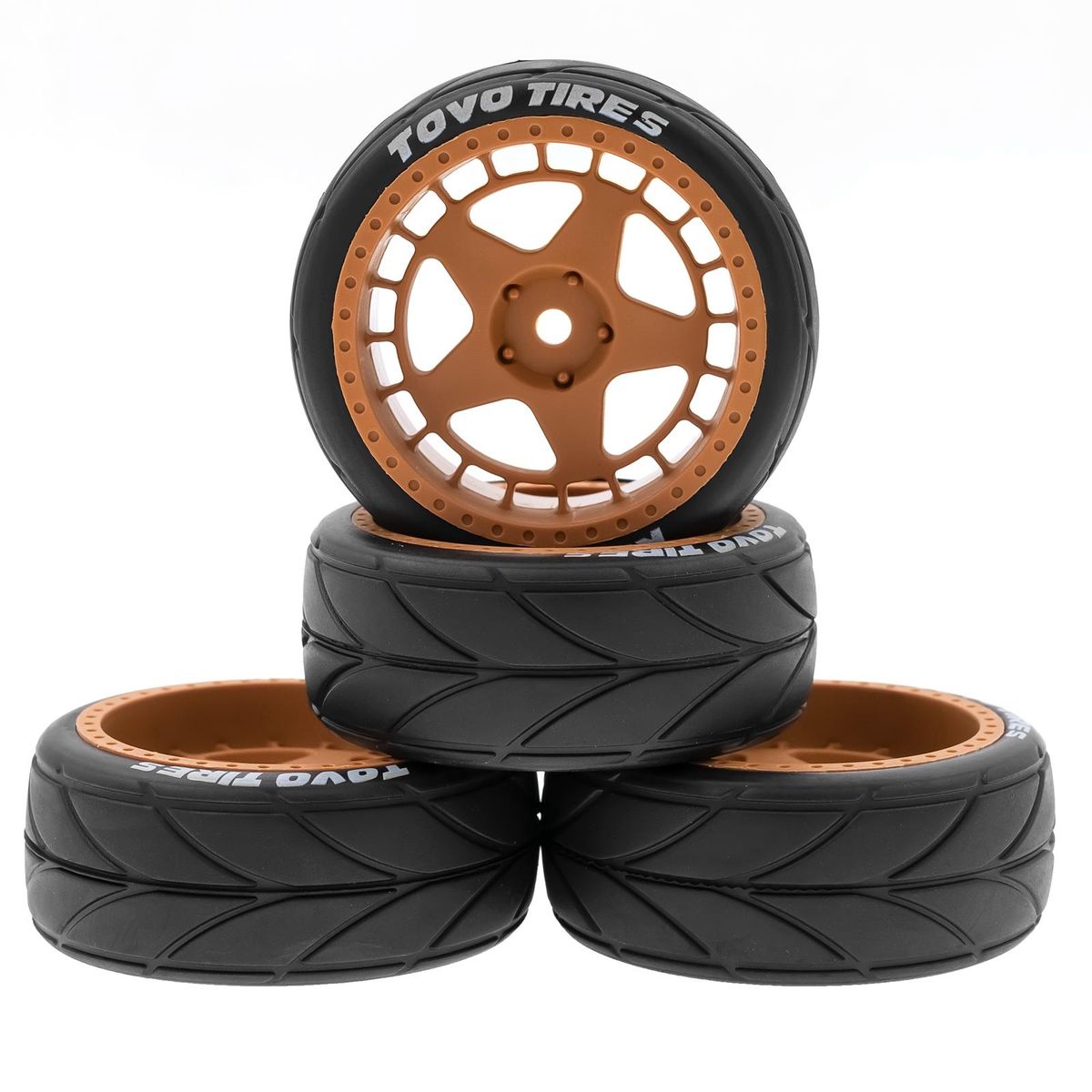 Remote Control Off-Road Rally Car Tires 66*46*26mm 4pcs Replacement for TAMIYA TT02 XV01 HSP 94123 HPI KYOSHO WLtoys 1/10 Remote Control Car Wheel