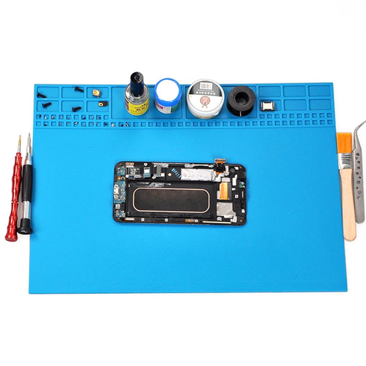 Tool Maintenance Platform Computer Phone Repair Tool Kit Pad Blue
