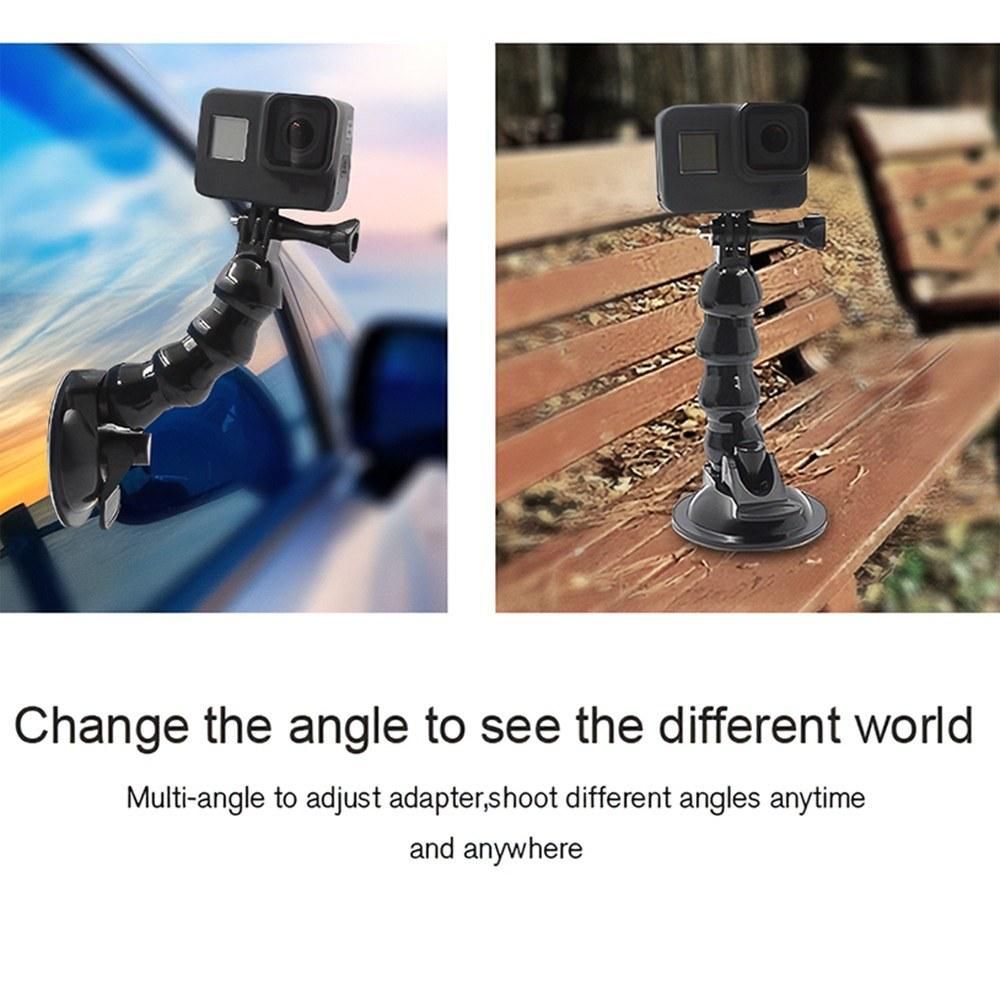 STARTRC Snake Suction Cup Holder 360 Degree Adjustable Car Glass Sucker Compatible with GoPro Hero 8 Osmo Action Camera Phones Fill Light
