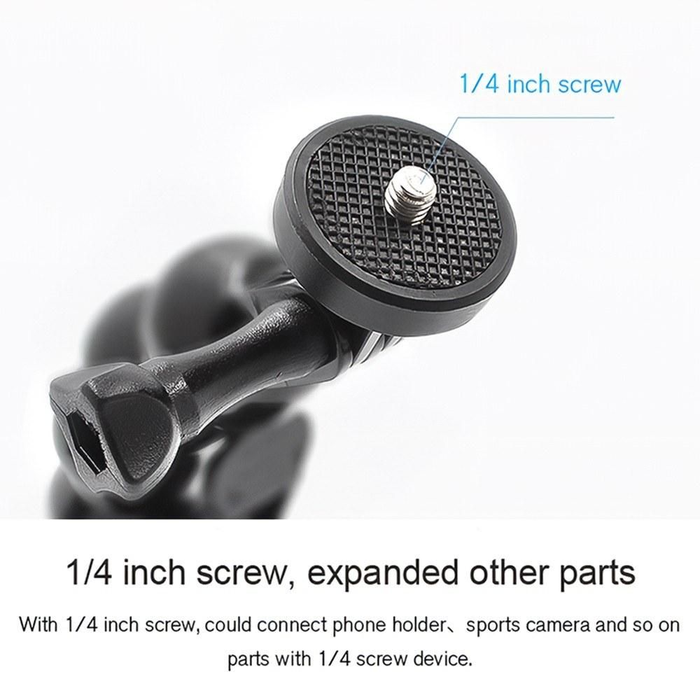 STARTRC Snake Suction Cup Holder 360 Degree Adjustable Car Glass Sucker Compatible with GoPro Hero 8 Osmo Action Camera Phones Fill Light