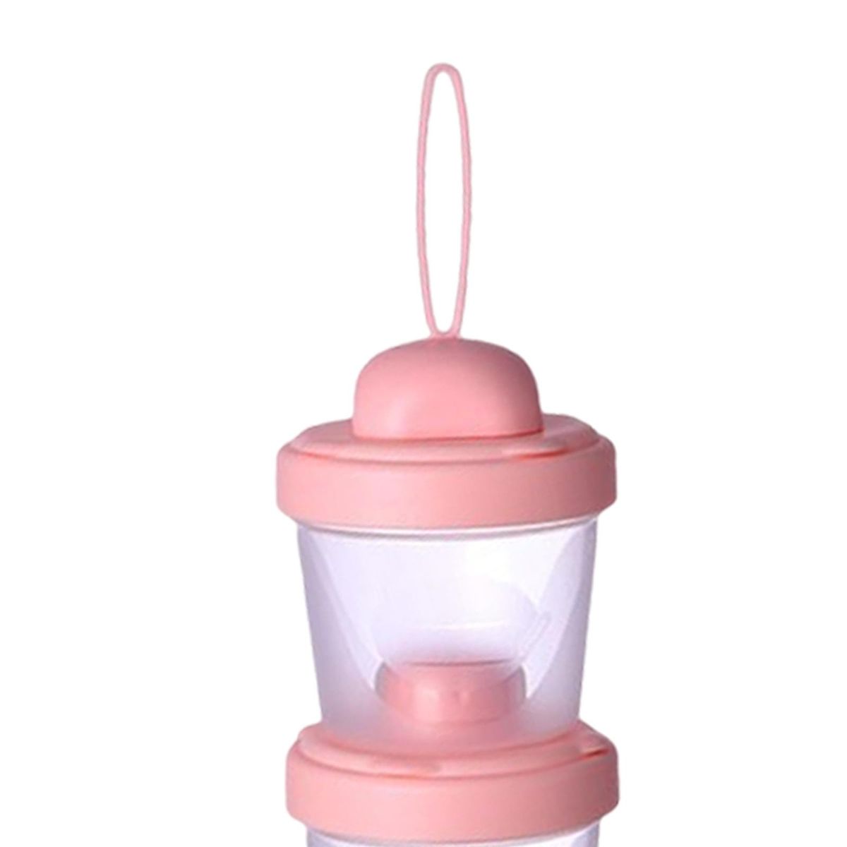 Baby Milk Formula Dispenser Feeding Carry Case Pink 120ml