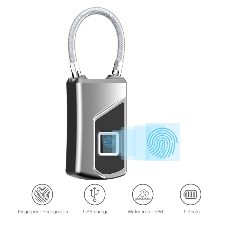 Anytek USB Charging Fingerprint Padlock