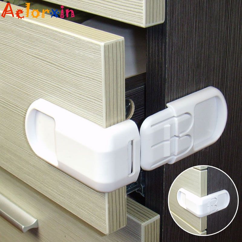 Plastic Baby Safety Protection From Children Cabinets Black
