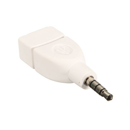 Universal 3.5mm Male AUX Audio Plug Jack To USB 2.0 Female Converter Adapter UK