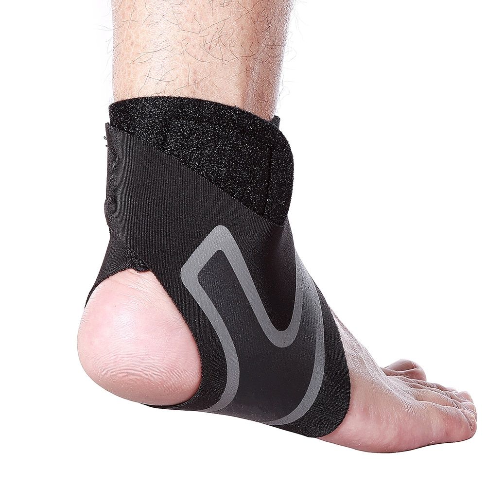 Ankle  Guard For Plantar Fasciitis Ankle Support Ankle Wrap For Sprain Tendonitis & Heel Pain Relief For Women Men Fitness 036 Black Left Foot XL