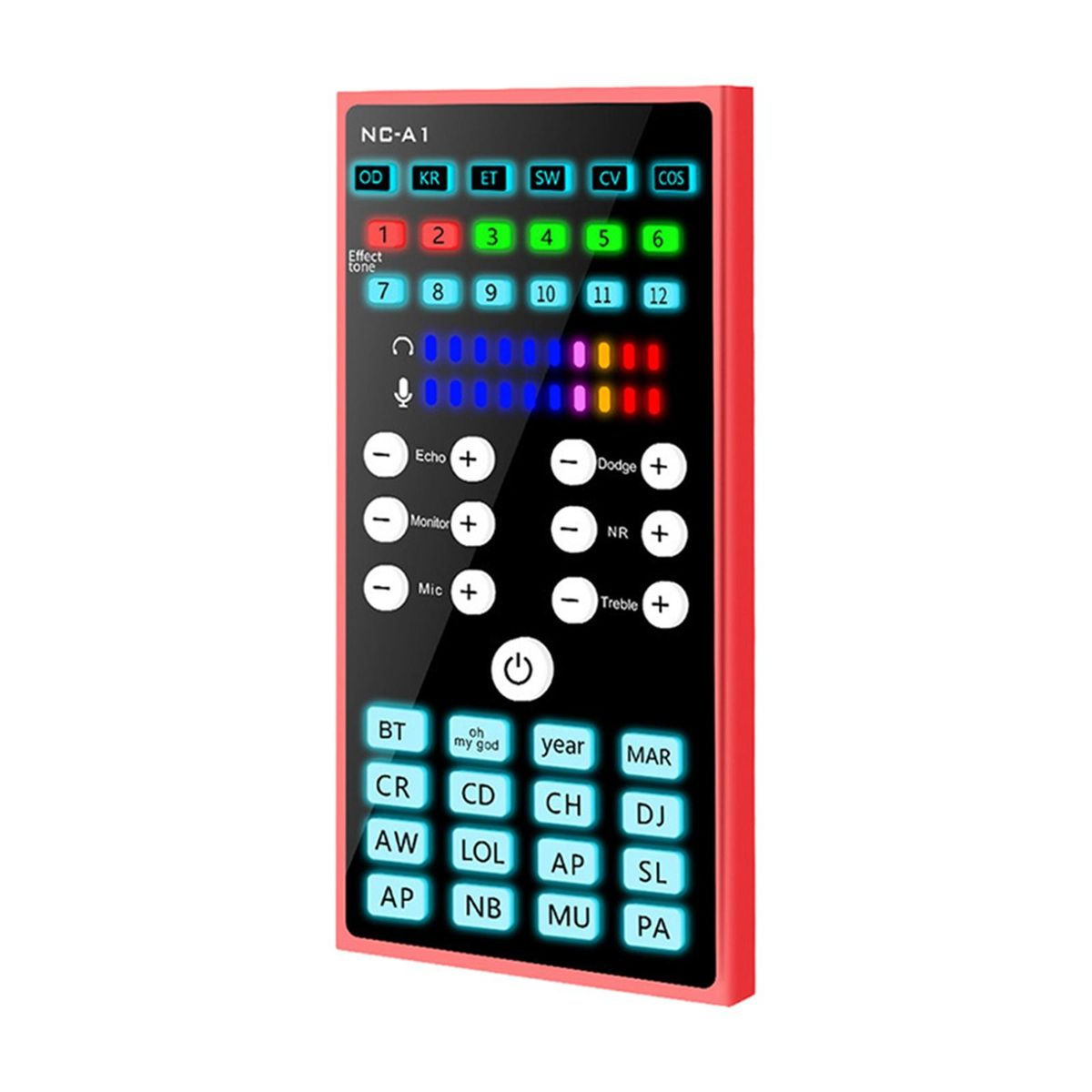 Professional Voice Changer Audio Mixer Bluetooth 5.0 For Singing