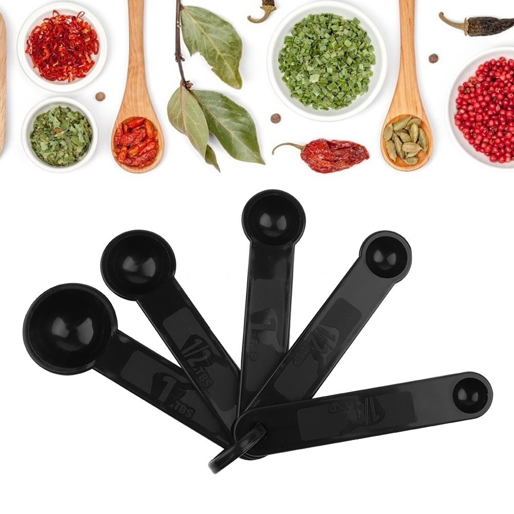 10pcs / Set Kitchen Cook Teaspoon Measuring Spoons Cups