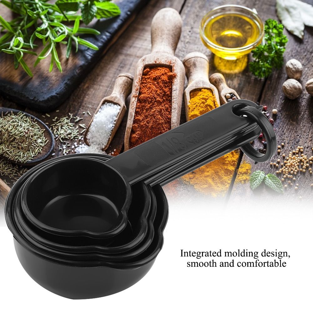 10pcs / Set Kitchen Cook Teaspoon Measuring Spoons Cups
