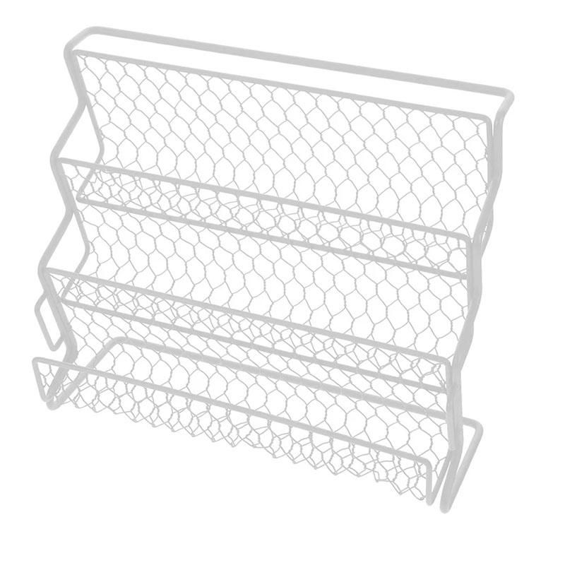 1Pc Desktop Storage Rack SP Ice Stepped Structure Stand White