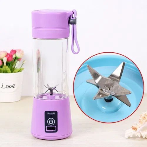 6 Blades Portable Rechargeable USB Juice Blender