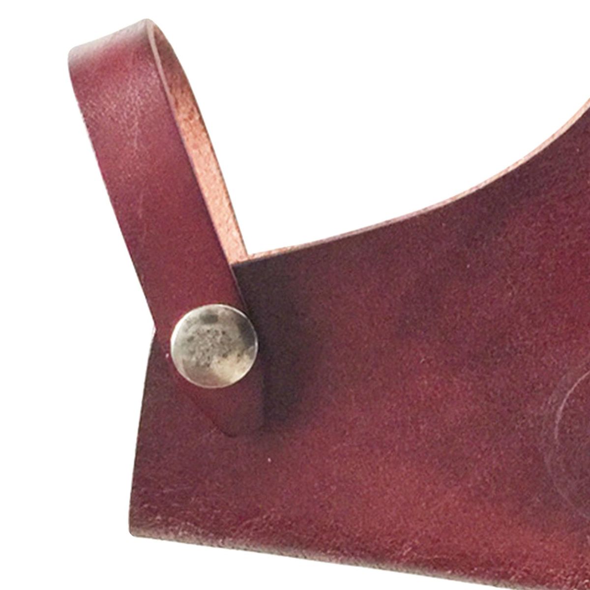 2x  Head Protective Sheath, Cover, Leather Handmade