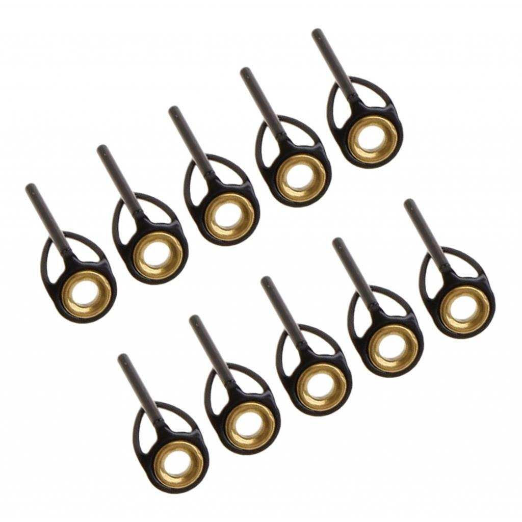 10 Pcs   Sturdy Rod Guides Tip Rings   Repair