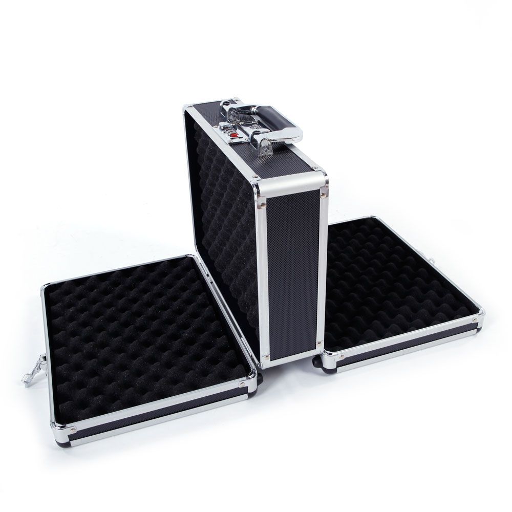 Aluminum New FramedHard Storage Carry Case Black